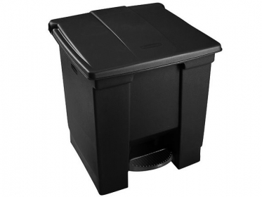 Papelera de Pedal 30 litros Negra Rubbermaid 2089825