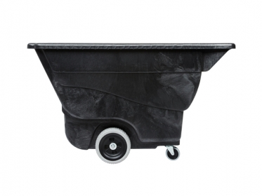 Practiwagon Volcador 400 Litros 1/2 Yarda Sin Tapa Negro Rubbermaid FG9T1300BLA 