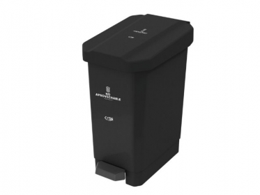Caneca de Pedal Bins 22 Litros Negro 4-1042662