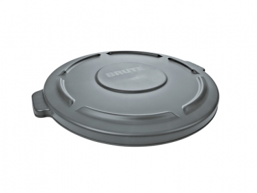 Tapa Plana Contenedor Redondo Brute de 121 litros Rubbermaid FG2631GRAY